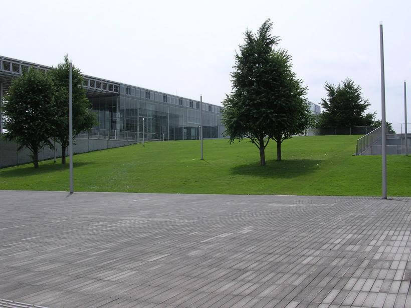 Image of Plaza before lecture hall