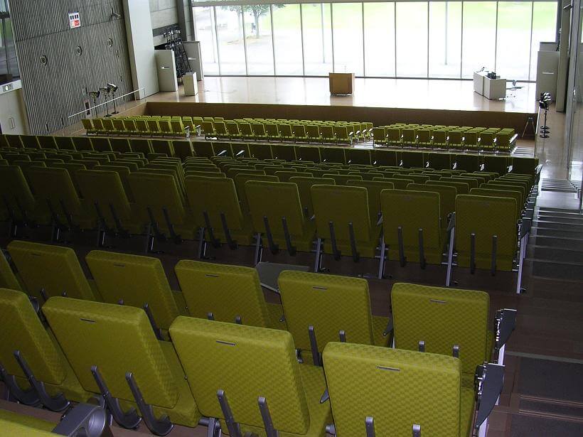 Image of From audience seats to stage (no lighting)